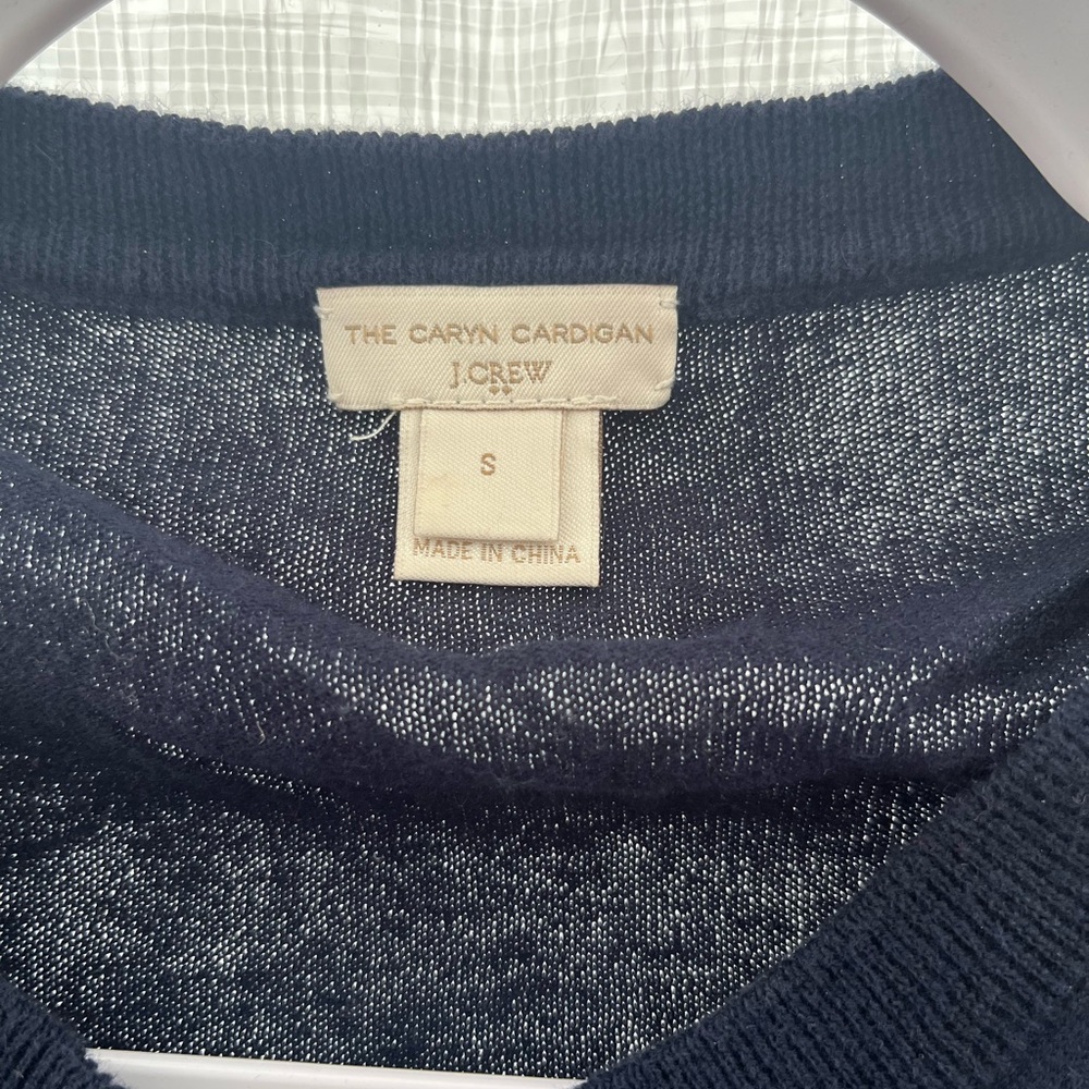 Blue Button-Up Cardigan - Picture 2 of 5